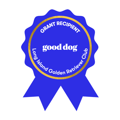 Official Good Dog Grant Recipient Badge